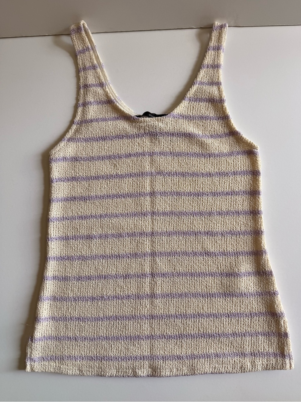 SFERA COLLECTION-Striped Knit Tank Top